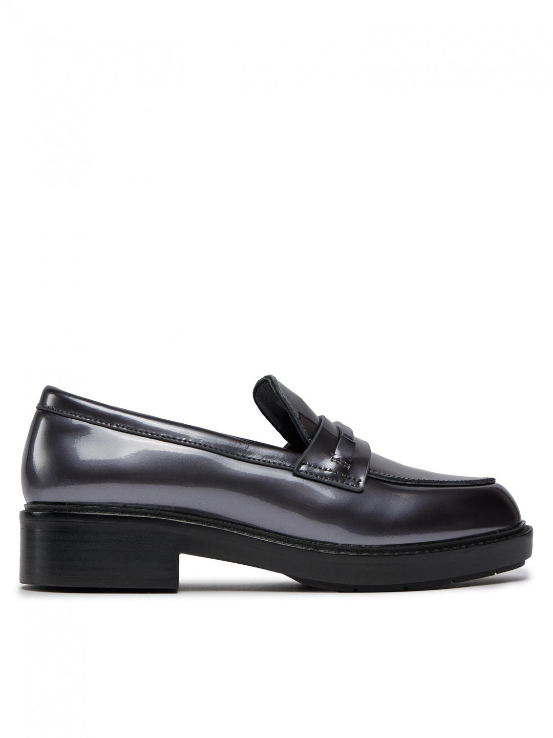 Calvin Klein Loafersy Rubber Sole Loafer W Hw – Pearl HW0HW02002 Černá